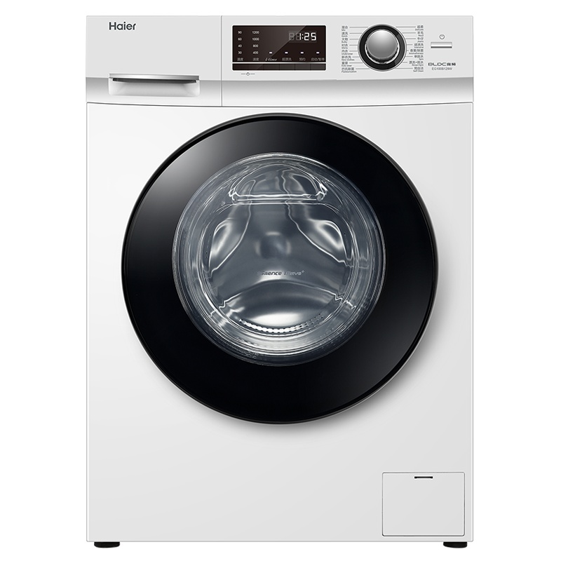 海尔(Haier)10公斤大容量 变频 全自动家用滚筒洗衣机 双重除菌 专属香薰 中途添衣 EG100B129W