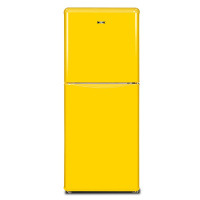 星星(XINGX) BCD-108E 108升 双门迷你小冰箱 家用冷藏冷冻电冰箱 直冷 租房冰箱(柠檬黄)