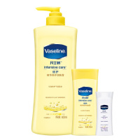 凡士林 (VASELINE) 倍护精华修护润肤露400ml+100ml+特润修护润肤露清香50ml保湿补水(550ml)