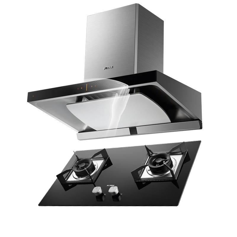 方太EMD15T.M+HT8BE下潜环吸顶吸式抽油烟机煤气灶烟灶套装