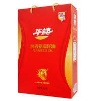 华建诚鑫 纯香亚麻籽油1L*2瓶礼盒