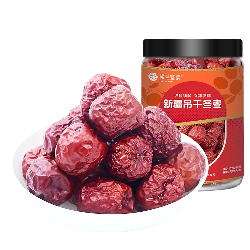 楼兰蜜语 新疆特吊干冬枣218g 绿色认证新疆特产红枣 高端红枣休闲食品
