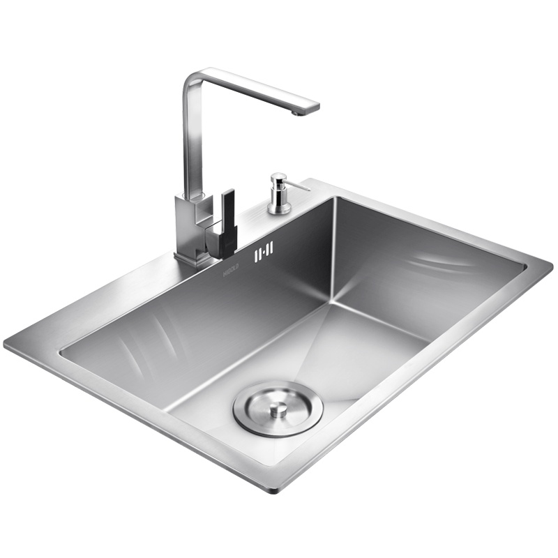 HIGOLD\悍高 手工水槽加厚304不锈钢水槽厨房洗菜盆单槽