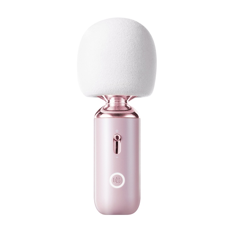 唱吧 巴赫Bach 麦克风话筒 樱花粉 家用嗨歌神器 苹果安卓男女手机k歌麦 抖音直播变声器 无线蓝牙K麦