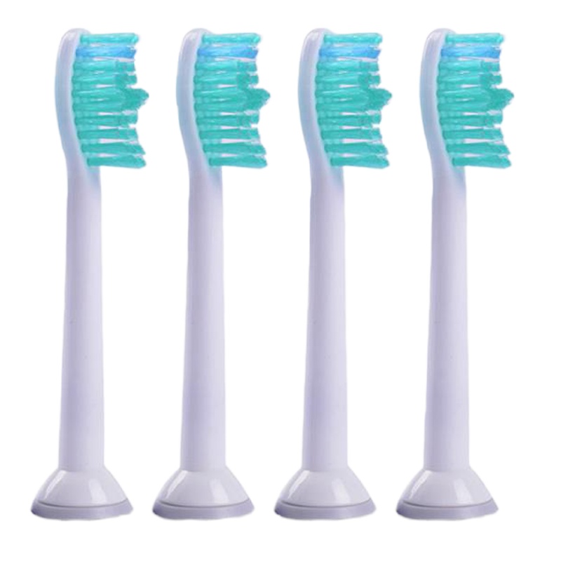 苏宁好货适用飞利浦电动牙刷头HX6730/3226/6511/6721/3216/钻石替换刷头 买1盒送1盒(白色8支)