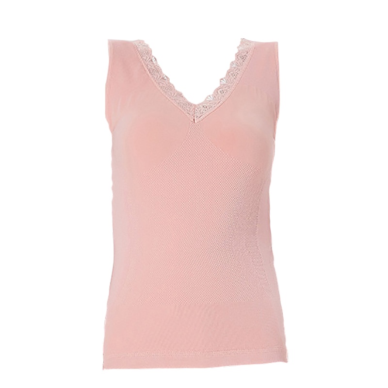 浪莎 保暖背心女士加厚加绒紧身 美体打底托胸内衣冬 季保暖内衣上衣