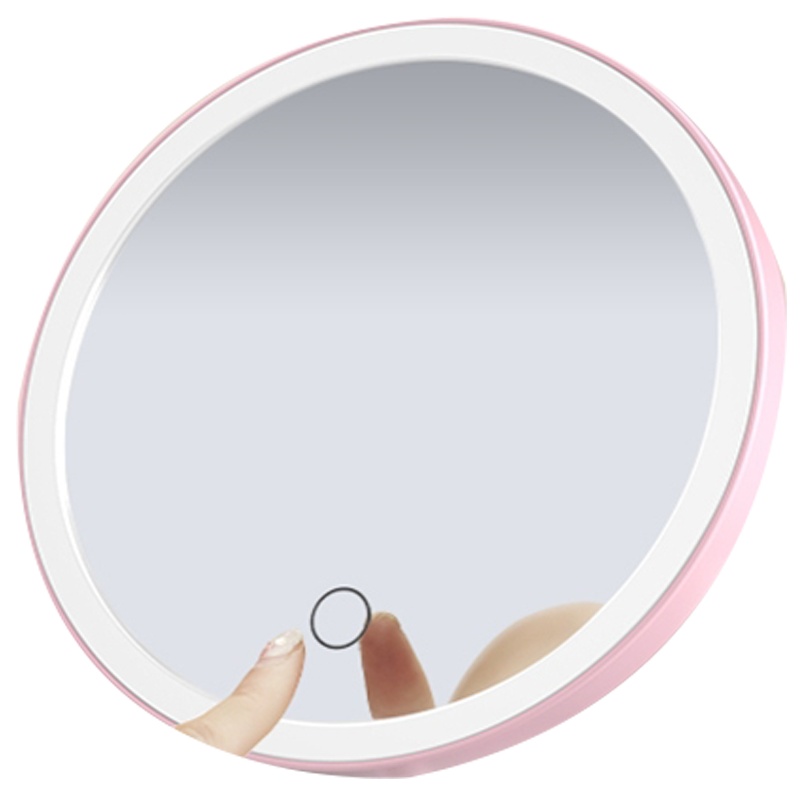 赠品评价截图后联系客服领取  化妆镜折叠随身便携镜