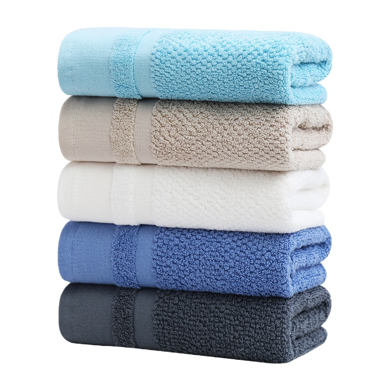 3条装洁丽雅毛巾纯棉洗脸家用加厚吸水A类柔软大面巾