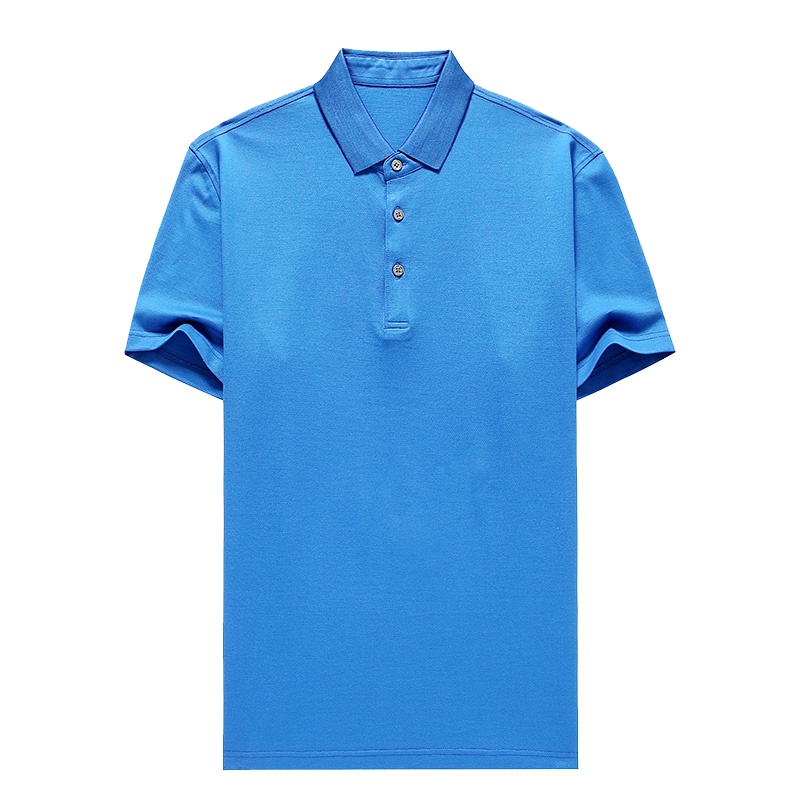 卡帝乐鳄鱼短袖T恤男纯棉中青年宽松薄款纯色Polo衫BCO1701T