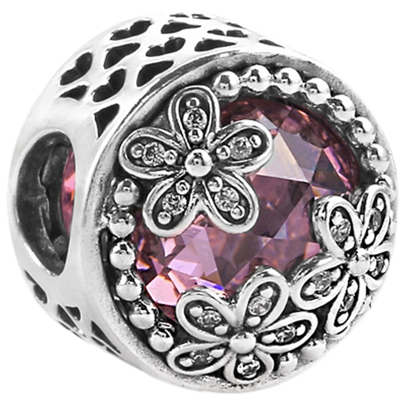 PANDORA潘多拉 925银串饰炫目雏菊花田串珠 792055PCZ