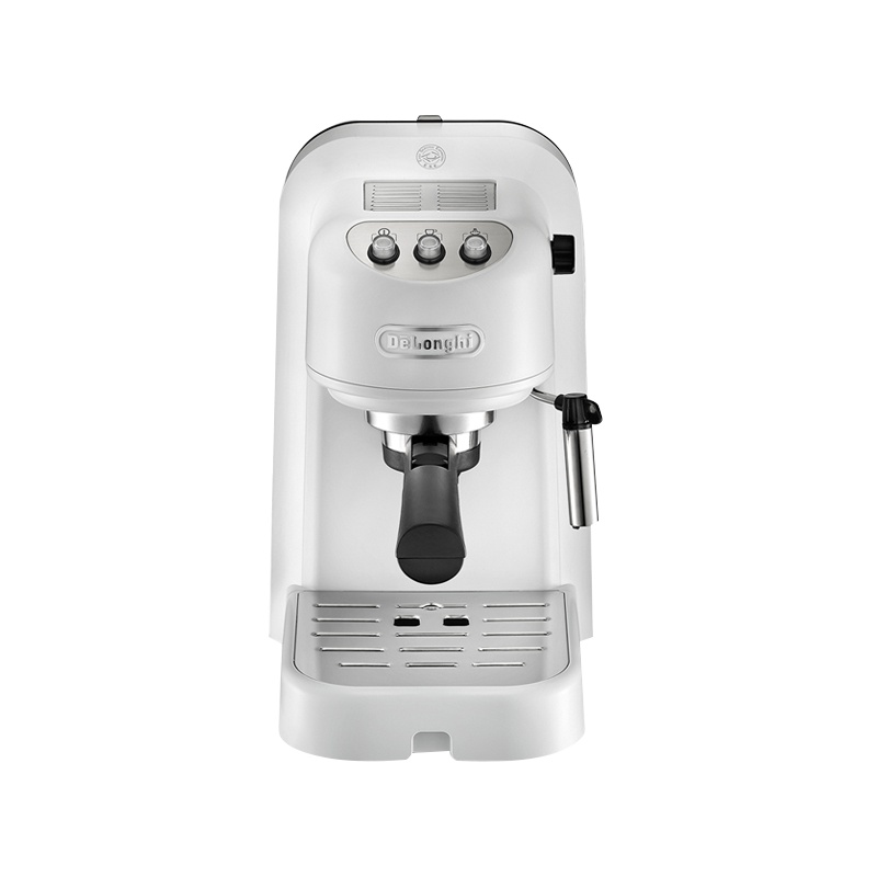 德龙（Delonghi） EC250.W 泵压式 咖啡机 半自动咖啡机 手磨咖啡机 家用煮咖啡机 商用咖啡机 意式咖啡机