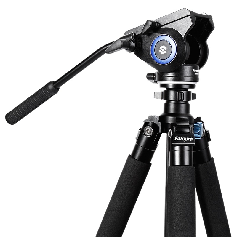 DTOTC富图宝PGC-783+MH-7S摄影摄像机三脚架单反照相机三角架液压云台 黑色
