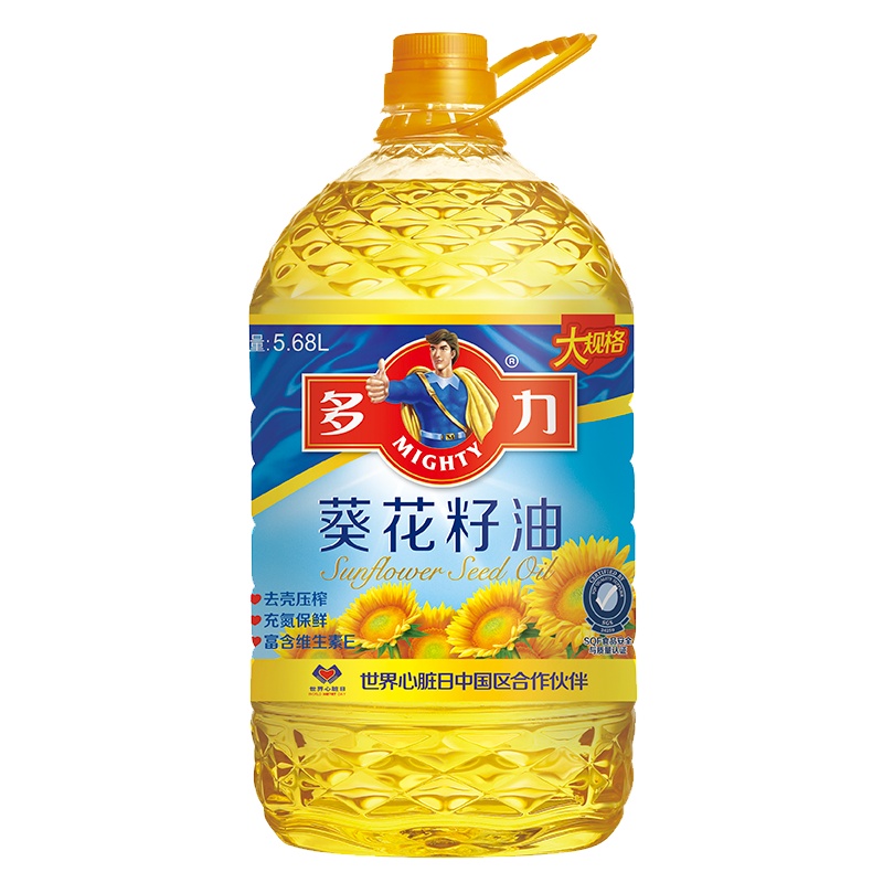 多力葵花籽油5.68L