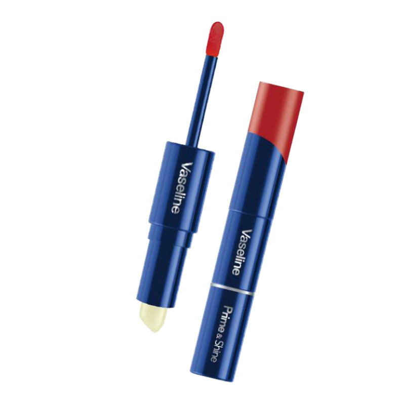 凡士林(VASELINE)焕彩双头润唇釉经典烈焰色 3.2g[联合利华]