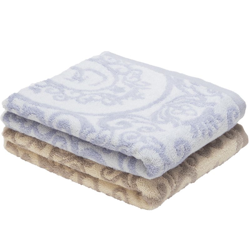 棉田 皇冠城堡 情侣提花加厚单条枕巾 50*70 CFZ1706