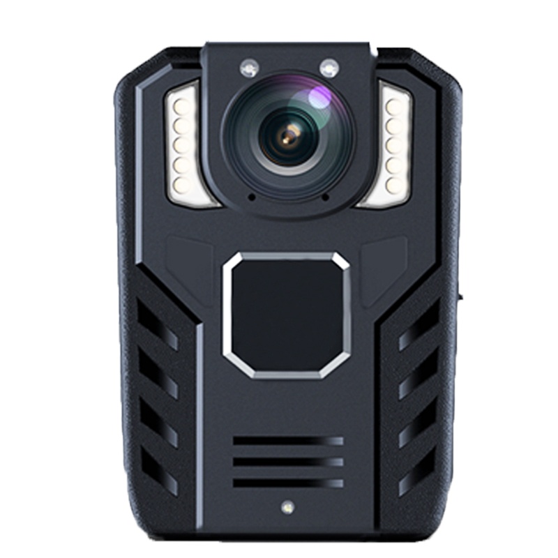 普法眼DSJ-PF5内置128G现场执法记录仪3400万相素高清红外夜视WIFI可连接手机摄像影机配吸盘支架 黑色