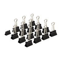 晨光(M&G) ABS92734 Eplus黑色长尾夹32mm 24只/筒 10筒起订 单筒价格