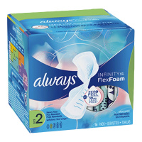 护舒宝(Always) 未来感极护夜用液体卫生巾 280mm*16片