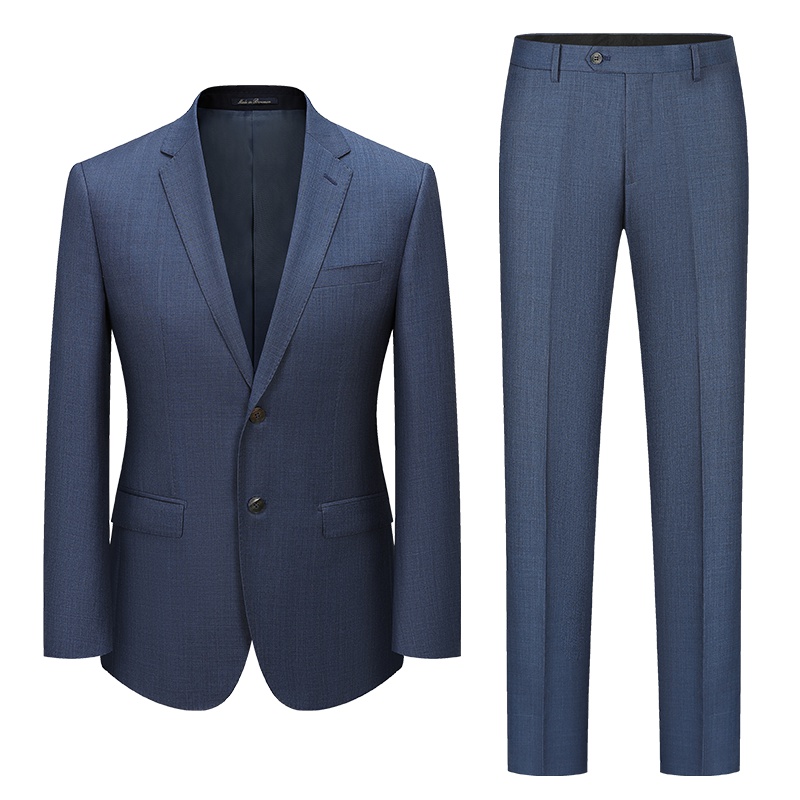 培罗蒙/baromon春秋新款男装西服套装羊毛西装男士青年商务正装礼服职业装西装套装男培羅蒙ETZAH9352