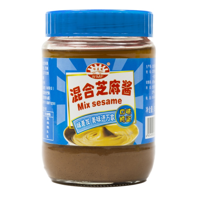 味美发 调味酱 混合芝麻酱350gX4瓶 花生芝麻酱 热干面沙拉拌面酱火锅蘸料