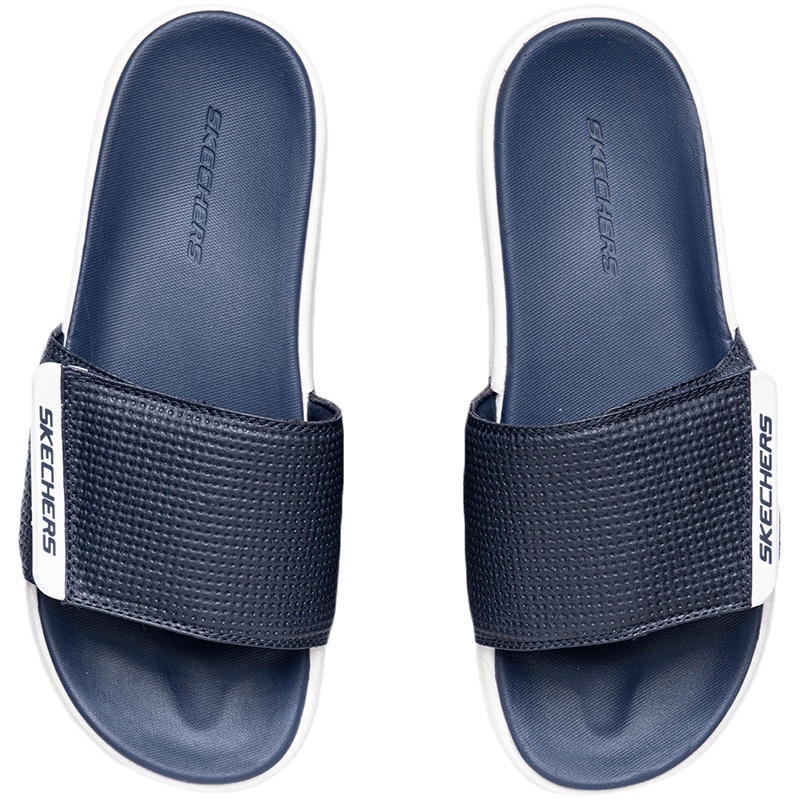 Skechers斯凯奇男鞋夏季新款休闲透气百搭魔术贴沙滩拖鞋51729