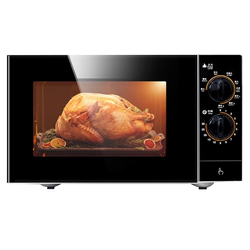 格兰仕不锈钢内胆 机械旋钮式操作 大平板加热 微波炉 光波炉 家用微烤一体机 光波烧烤 G80F23SP-M8(S0)