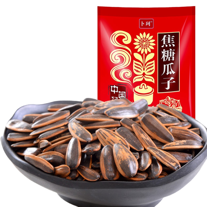 西瓜味的童话 焦糖瓜子葵花籽颗坚果炒货干果 200g/袋 5袋装