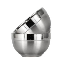 乐创(lecon)商用不锈钢餐碗直径10cm LC-J-GW01