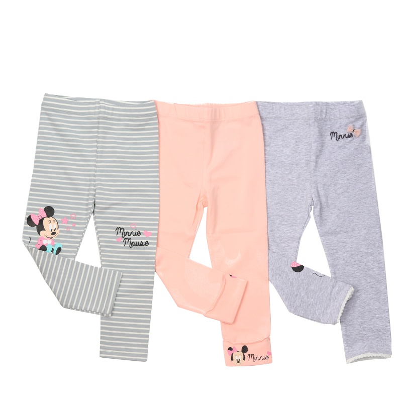 迪士尼婴童裤子女童春夏宝宝印花打底裤3岁-5岁80cm-105cm