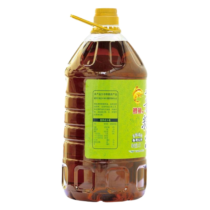 鲤鱼牌特香菜籽油5L(非转压榨)