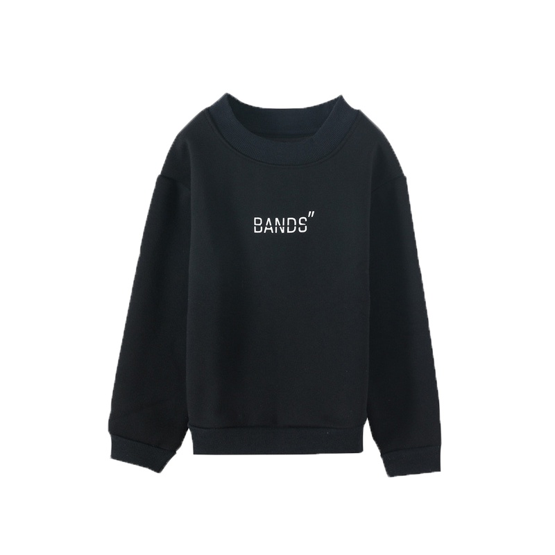 猫人童装秋冬新款儿童保暖卫衣男加绒中大童男童圆领上衣秋装MRT18086