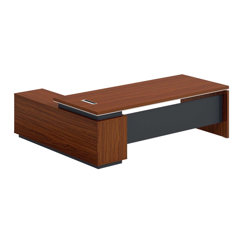 科朔 办公桌老板桌经理桌现代班台经理桌板式班台2.2米KS-2420R