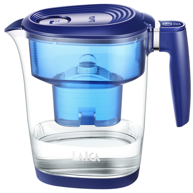 莱卡(LAICA) 滤水壶EP1117 家用便携式滤水壶厨房直饮净水壶过滤净水器 3.5L容量 原装进口滤芯 一壶一芯装