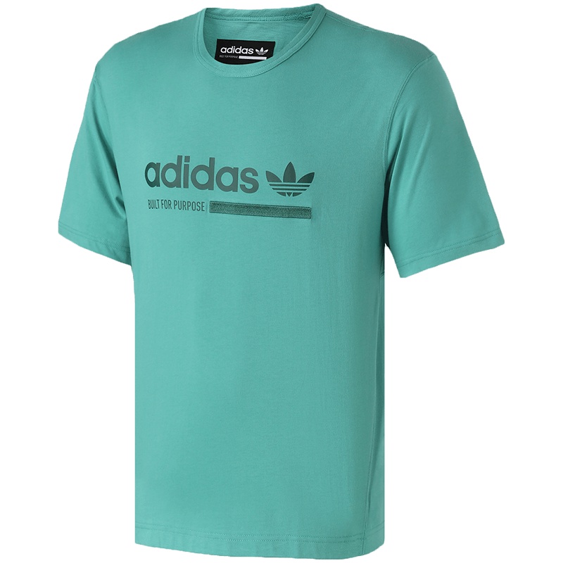 Adidas阿迪达斯三叶草男装19新款跑步训练休闲圆领短袖T恤DV1939