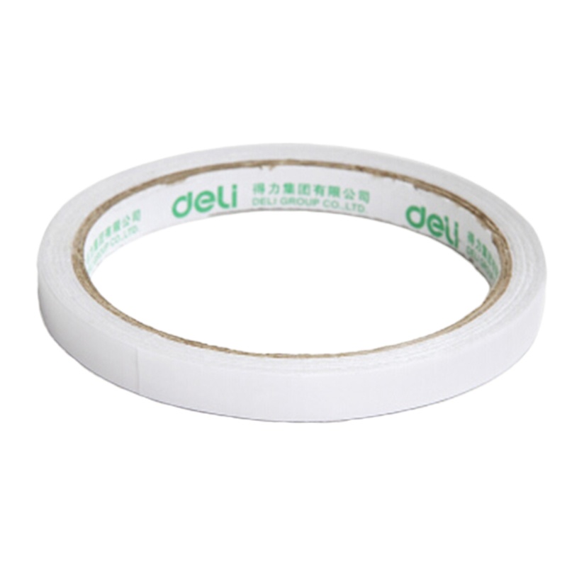 得力(deli) 30403 高粘性棉纸双面胶带24mm*10y(9.1m/卷) 12卷装