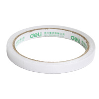 得力(deli) 30403 高粘性棉纸双面胶带24mm*10y(9.1m/卷) 12卷装