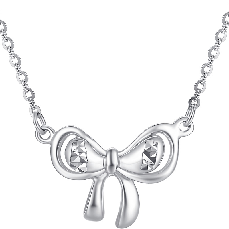 周大生计价铂金首饰套装 女士项链送恋人送女友正品Pt950铂金套链