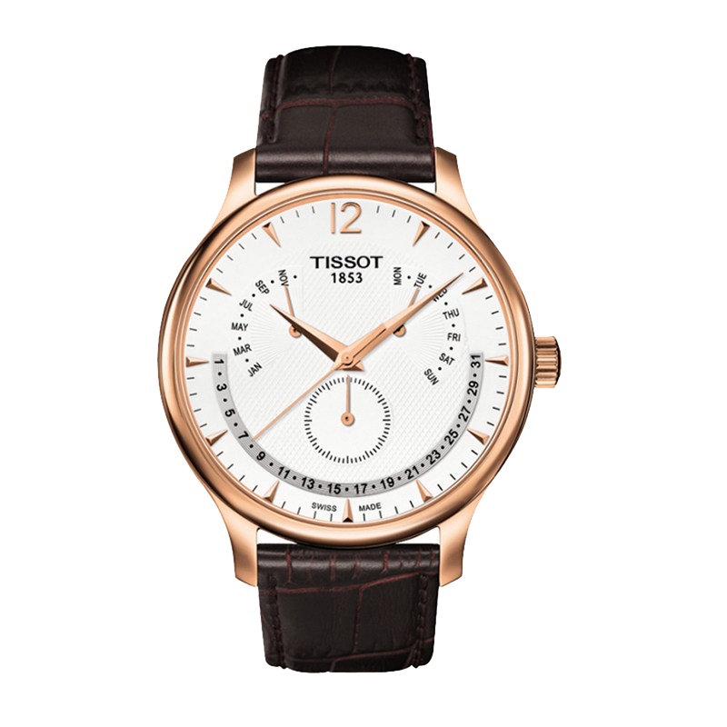 天梭(TISSOT)俊雅系列时尚简约皮带石英男士手表T063.637.36.037.00