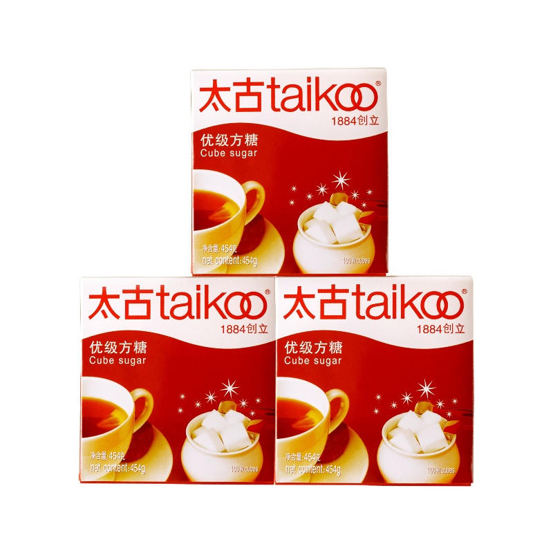 Taikoo太古方糖 咖啡奶茶伴侣454g*3盒