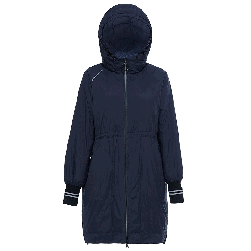 波司登羽绒服女中长款修身新款冬季连帽风衣外套