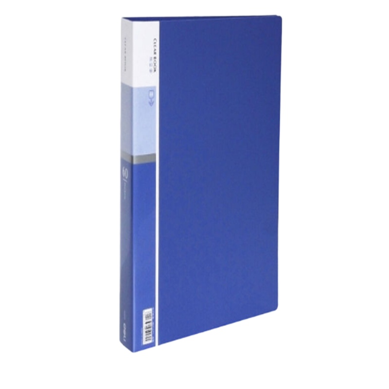 得力 (deli) 文件夹 5005 A4文件夹插页 经济型活页档案册60页 多层插页文件袋学生用透明分页试卷夹子活页