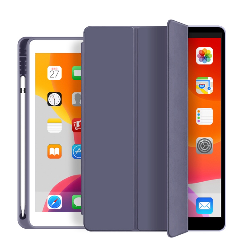 zoyu 2020pro11保护套带笔槽ipad12.9寸新款苹果ipadpro11英寸全面屏平板保护壳可充电硅胶壳