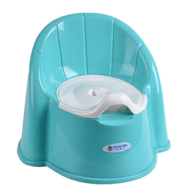 马博士DOCTOR MA 儿童坐便器 男女宝宝座便器婴儿小孩马桶 分体式 坚韧耐用 光滑 蓝色