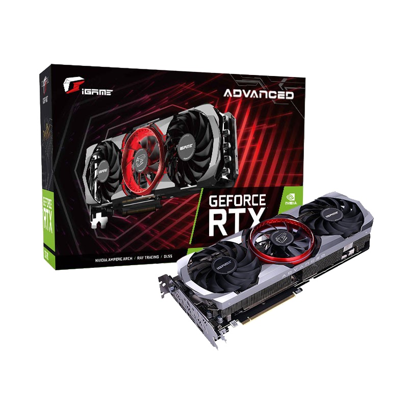 七彩虹(Colorful)iGame GeForce RTX 3070 Advanced OC 8G LHR 1725-1815Mhz GDDR6 电竞游戏电脑显卡