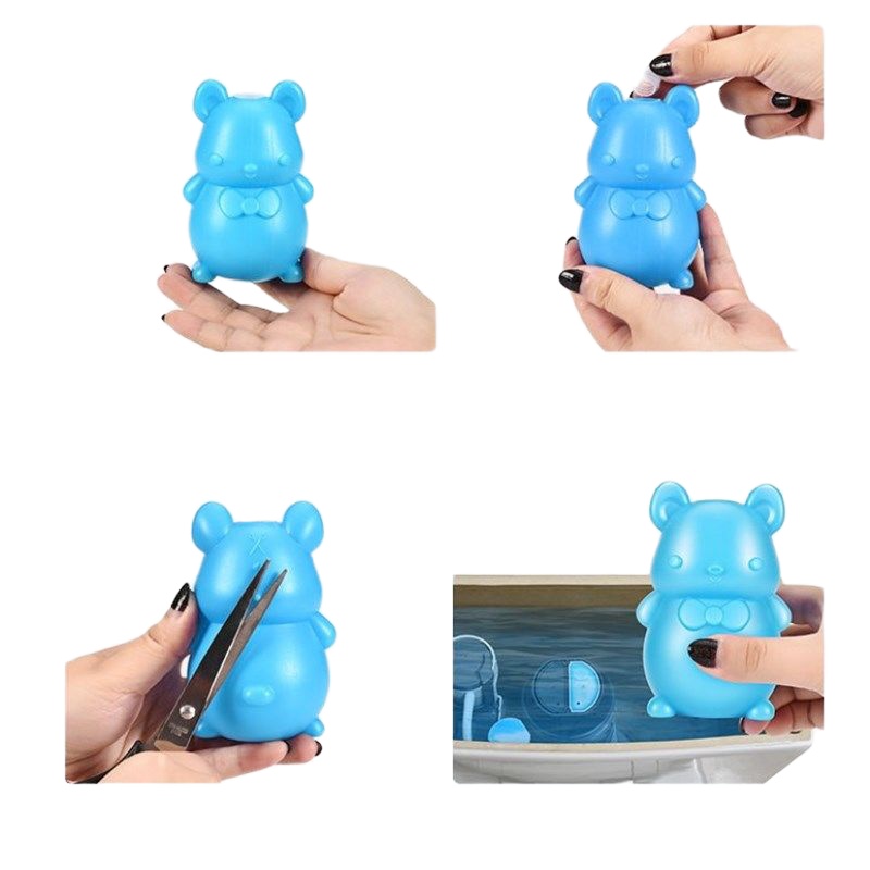 蓝泡泡洁厕宝马桶清洁剂清香型 洁厕剂洁厕液 家用厕所除臭 1瓶-体验装