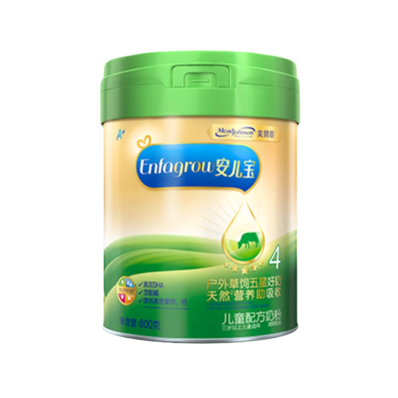 美赞臣安儿宝五星草饲4段750g*6罐 儿童配方奶粉