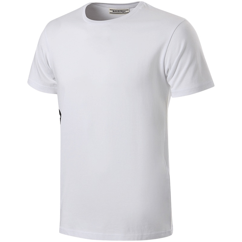 鬼塚虎Onitsuka Tiger男装女装短袖T恤OKT135-0190 L OKT135-0190白色+黑色