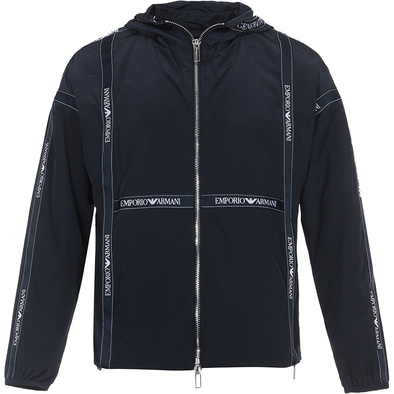 EMPORIO ARMANI 阿玛尼 男士聚酯纤维连帽夹克外套 6H1BL8 1NYFZ