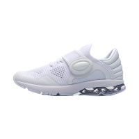 李宁跑步鞋女鞋透气轻便一体织情侣鞋半掌气垫跑鞋运动鞋