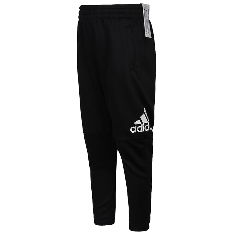 adidas kids阿迪达斯 训练 男小童 小童针织长裤 黑 BP9332